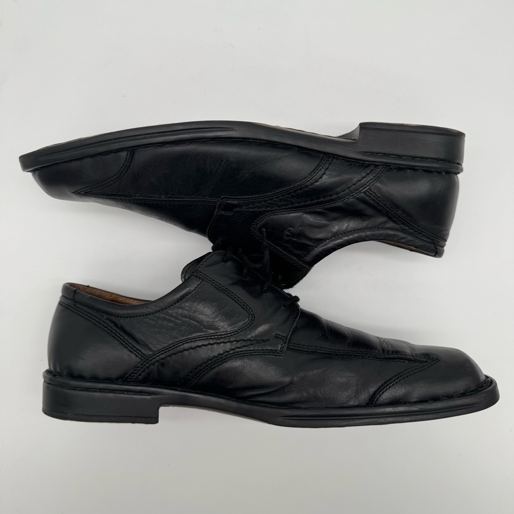 Josef Seibel Douglas Black Leather Oxford Size 45/11-11.5 - Picture 7 of 14